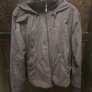 Lululemon Lined Grey Running Jacket